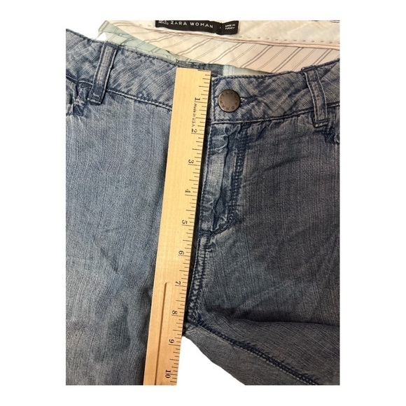 Zara Women Wide Leg Lyocell Pants Size 4 EF1 - Picture 5 of 6